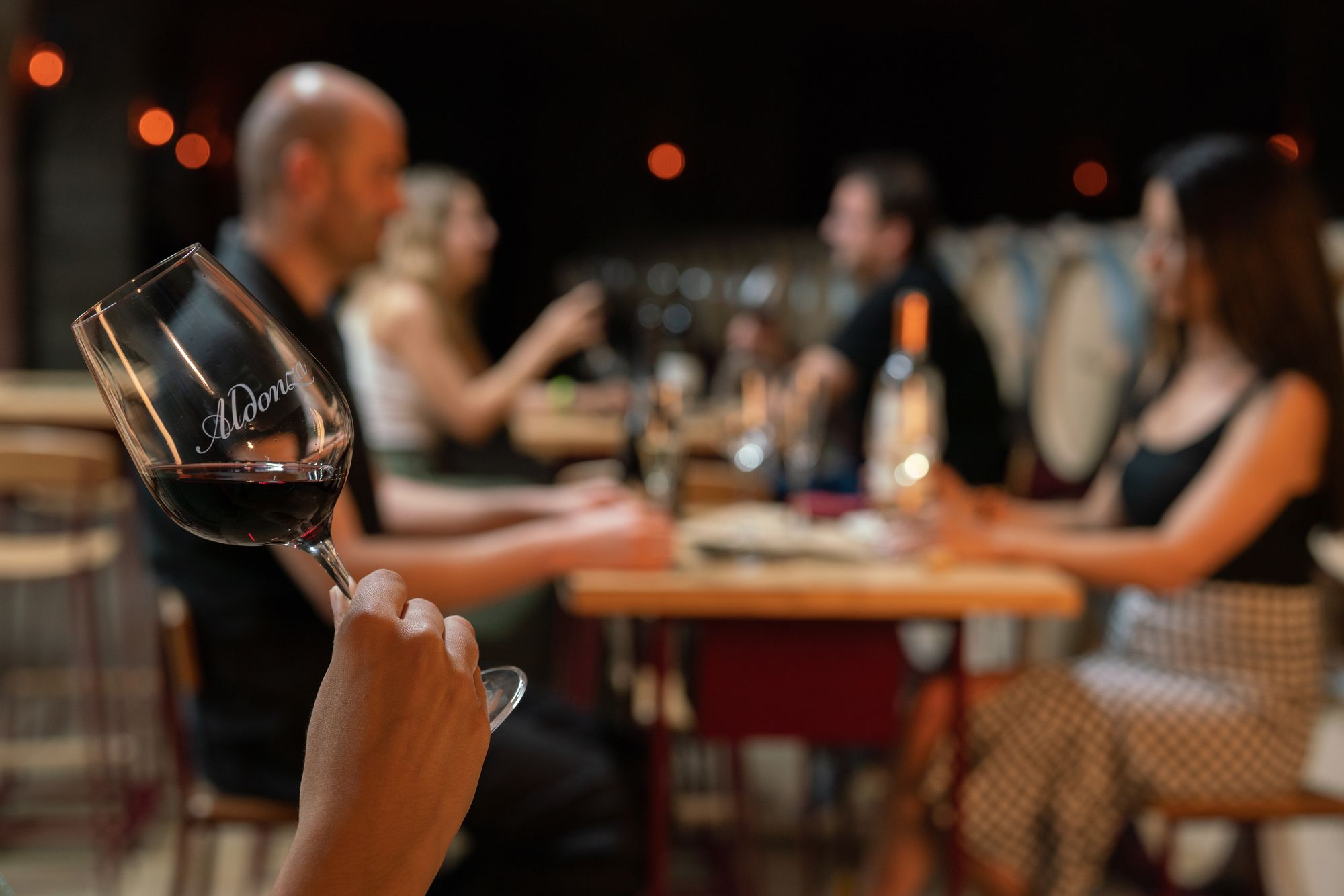 aldonza vino en compañía